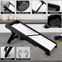 Gadget 2024 Nieuwe Collectie Mandoline Fruitsnijmachine Multifunctionele Shredder Julienne Snijmachine Veilig Mandoline Snijmachine