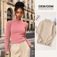 Pull en maille coréen à col roulé pour homme, style coréen, pour collection en gros, fournisseur de tricots pour femmes