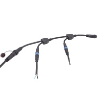 Câble d'extension solaire intelligent LED pour éclairage public M15, connecteur étanche mâle-femelle, solution de câblage DIY