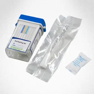 Kit tes Multi obat, tes cepat cangkir Drugstest cairan Oral 6 Panel tes obat mulut