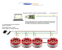 Transmisor de Temperatura Modbus de un Solo Canal Montado en Cabeza NCS-TT106M