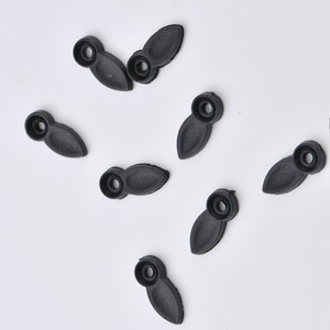 <b>Black</b> Plastic Backing Panel 18x8mm Chinese Style Melon Seed Shape for Photo <b>Frames</b> Durable Equipment Board Pressing Panel - Product Image 2