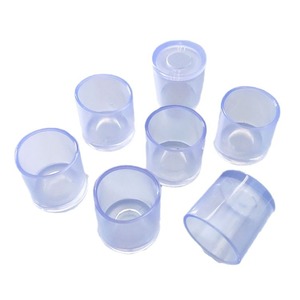 ฝาครอบท่อกลมใสพีวีซีขนาดรู 50 มม. สำหรับป้องกันขาเฟอร์นิเจอร์ลดเสียงรบกวน - Product Image 2