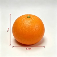 Jouet anti-stress en plastique orange simulé, gadget créatif pour l'entraînement de la force de préhension avec logo personnalisé