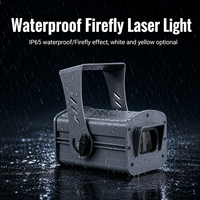 Lumière laser imperméable Firefly IP65, contrôle DMX512 6 canaux, 8W, laser blanc jaune, éclairage de scène, spectacle DJ en plein air, discothèque, événement