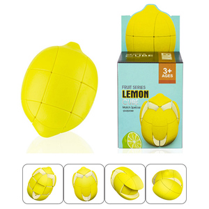 Juguetes Creativos con Diseño de Frutas, Cubo Mágico de Velocidad 3x3 con Forma de Manzana y Plátano, <span class=keywords><strong>Juegos</strong></span> Educativos de Rompecabezas para Niños - Product Image 3