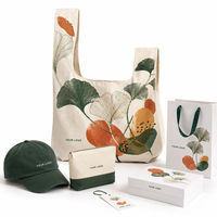 Sac fourre-tout en toile personnalisé avec nœuds japonais, imprimé feuilles de Ginkgo, grand sac de shopping réutilisable en coton, sac à bandoulière pour femmes, sac écologique