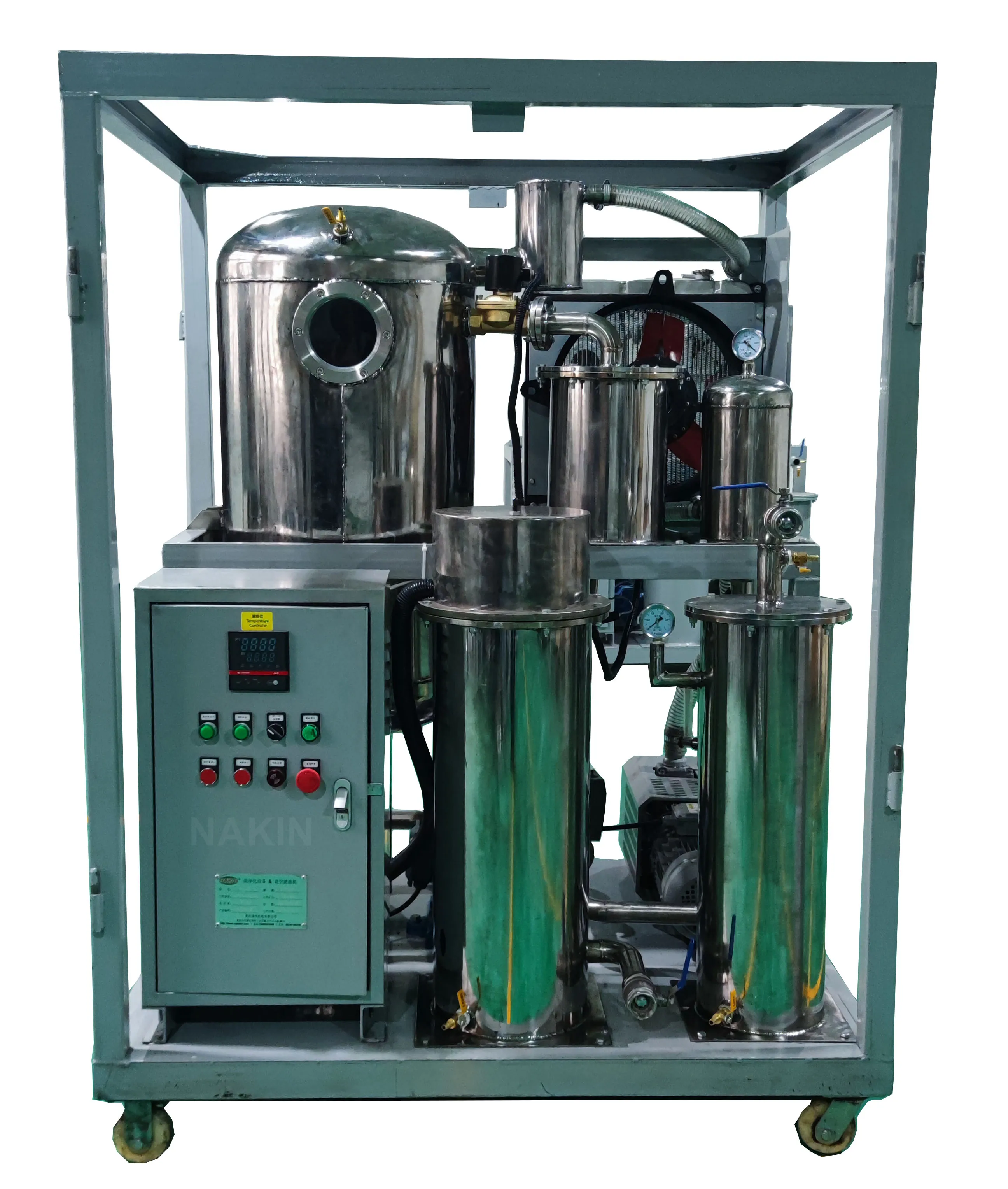 Duplex-Stereo Film Evaporation Used Lube Oil Recycle Machine Oil Filtering Refining Machine