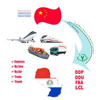 Agent de dropshipping Chine-Paraguay DDP FCL/LCL Transport porte-à-porte Livraison express Dédouanement