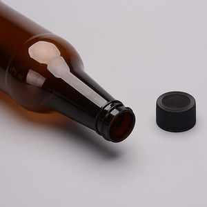 Botella de Plástico PET Marrón de 330 ml, Grado Alimenticio, con Tapa de Rosca, para Cerveza, Bebidas, Refrescos, Agua Carbonatada - Product Image 2