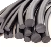 Joint d'étanchéité en silicone EPDM NBR FKM, profilé extrudé solide en mousse ronde, 2/3/4/5/6/7/8/9/10mm, fourni par l'usine