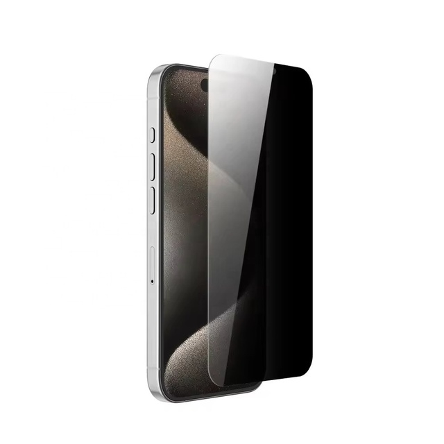 Bulk 9H 2.5D Anti-Spy Full Glue Tempered Glass Privacy Screen Protector for iPhone 16 13 Mini Pro Max Mobile Phones