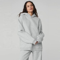 Ensemble de survêtements personnalisés OEVE de haute qualité avec poches, sweat à capuche ample à manches longues et pantalon de jogging
