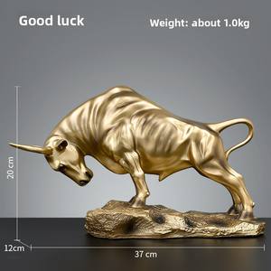 Style moderne nordique doré boeuf résine armoire à vin artisanat pour l'entrée de la maison salon TV étude bureau bureau - Product Image 6