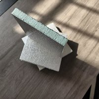 Panneau sandwich pour conduits HVAC, double face, en aluminium et polyuréthane, résistant au feu, écologique, pour extérieur