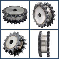 Pignons double dents OEM 08B pignon fendu à 4 points pour pignon de machines