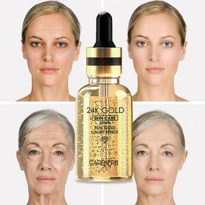 Sérum pour le visage FATAZEN 24K Gold, best-seller, OEM OBM, anti-âge, anti-rides, réparation du visage avec collagène, sérum doré pour le soin de la peau - Product Image 2