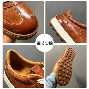 Zapatos Mapi Retro Ligeros Agan para Hombre, Diseño a Cuadros, Primavera 2026, Súper Populares, Zapatos Deportivos Baitei, Zapatos Dezhun - Product Image 4