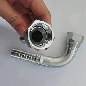 Прямой производитель углеродистая сталь Поворотный Гидравлический шланг фитинг локтевой обжимной расширительный резиновый шланг - Product Image 3