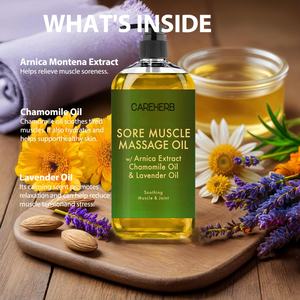 Aceites Esenciales Naturales al por Mayor, Aceite de Masaje Multiusos de Absorción Instantánea para Dolores Musculares en Todo el Cuerpo - Product Image 4