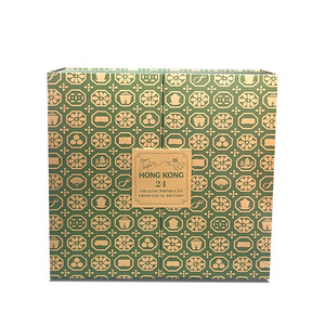 Calendrier de l'Avent vert à double ouverture pour boucles d'oreilles, 25 jours, vente en gros, coffret cadeau rigide vide pour parfums et sérums de soin, avec gaufrage - Product Image 5