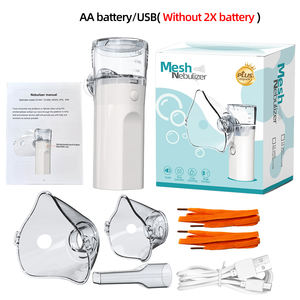 Nébuliseur médical portable mini à mailles, à piles, facile à nettoyer, avec embout buccal et masques faciaux – Offre spéciale - Product Image 1