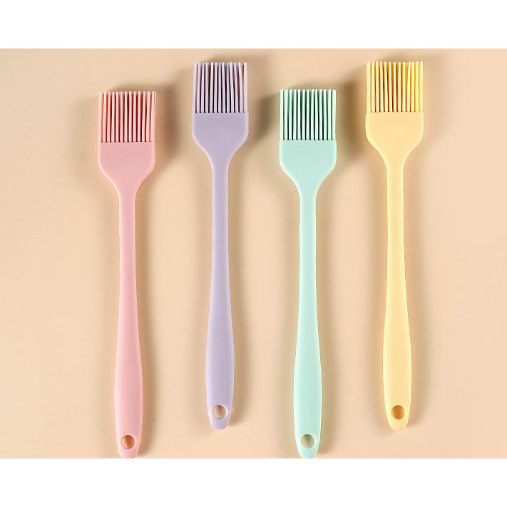 แปรงซิลิโคนขนนุ่ม (สีเหลือง)