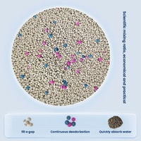 Arena para Gatos de Bentonita con Carbón Activado, Fuerte Control de Olores, 99.9% Libre de Polvo, Arena Mineral Triturada para Hogares con Múltiples Gatos