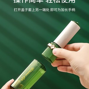 Mini rouleau anti-peluches pour vêtements, portable, en plastique, avec finition dorée - Product Image 3