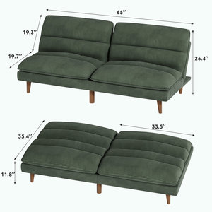 Sofá Cama Plegable Moderno Multiusos de Tela para Día y Noche, Ideal para Sala de Estar y Uso en Hoteles - Product Image 5
