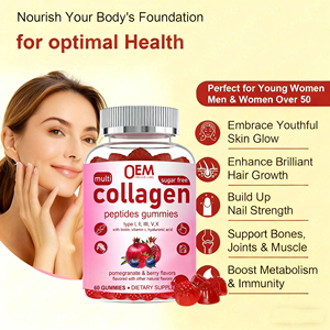 Gummies de collagène en marque blanche OEM avec biotine, zinc, vitamine C, <span class=keywords><strong>acide</strong></span> <span class=keywords><strong>hyaluronique</strong></span> de types I, II, III, V, X pour les cheveux et la peau - Product Image 5