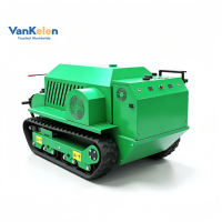 Motoculteur télécommandé 25 CV à moteur à couple élevé, idéal pour le labourage et le décompactage des sols en terrains montagneux et boueux