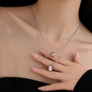 Collar con Colgante de Gato en Taza de Té Tridimensional de Plata de Ley S925, Accesorio de Moda con Cabeza de Gato Dulce, Lindo y Fresco para Chicas - Product Image 3