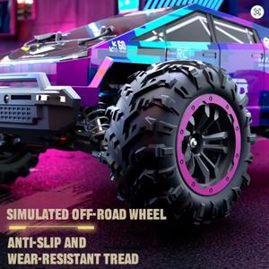 รถบังคับวิทยุ C8821 ขับเคลื่อน 4 ล้อ สำหรับวิ่งออฟโรด 2.4G พร้อมรีโมทคอนโทรล แบบมีแปรงถ่าน/ไม่มีแปรงถ่าน รุ่นปีนป่าย พร้อมไฟ LED ของเล่นสำหรับเด็ก - Product Image 5