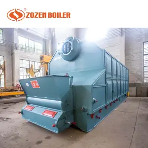 Automatic feeding Coal biomss Fired Chain Grate 6000kg/hr Steam Boiler