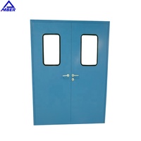Powge — porte pivotante d'hôpital, salle de nettoyage