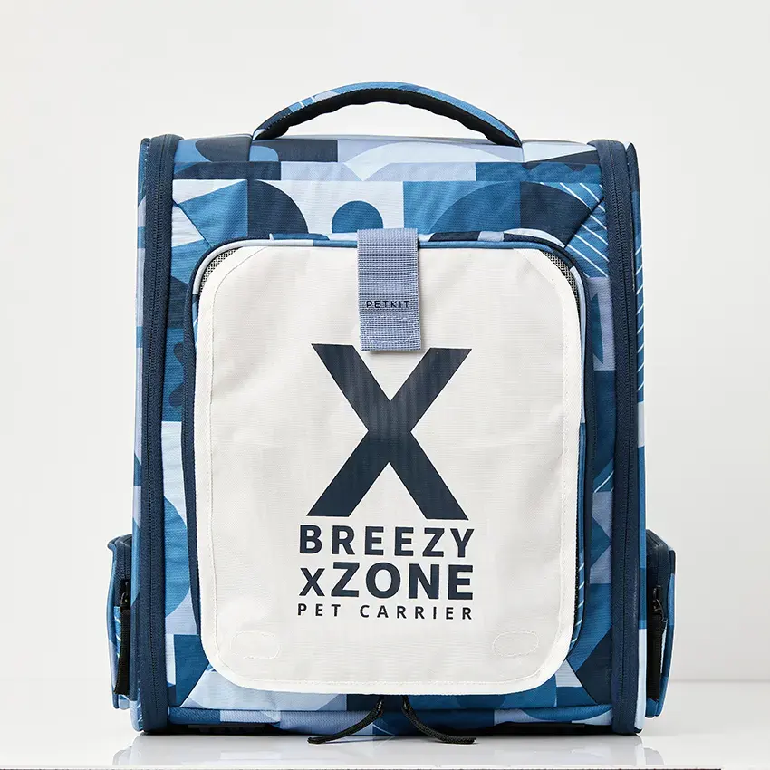 Hot-Selling PETKIT BREEZY X ZONE Atmungsaktive tragbare Trage tasche für Haustiere Haustier träger Erweiterbarer Outdoor-Reise-Haustier rucksack