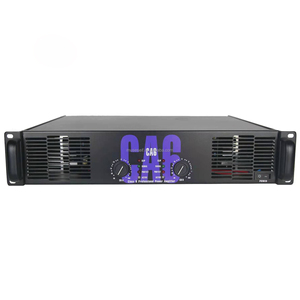 Amplificador de Potencia Estéreo Profesional de <span class=keywords><strong>2</strong></span> Canales para Escenario CA6 con Carcasa Metálica y Altavoz de Alto Rendimiento - Product Image 1