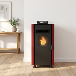 Poêle <span class=keywords><strong>à</strong></span> <span class=keywords><strong>granulés</strong></span> de bois facile <span class=keywords><strong>à</strong></span> nettoyer avec allumage automatique WH-PD-50 pour le chauffage domestique, poêle <span class=keywords><strong>à</strong></span> <span class=keywords><strong>granulés</strong></span> de biomasse pour 60 m² ㎡   Aire - Product Image 1