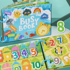 Libros de Pegatinas Reutilizables, Regalos de Navidad y Cumpleaños para Niñas y Niños, Actividades y Manualidades Todo en Uno - Product Image 1