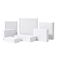Cajas de Cartón Corrugado Pequeñas para Envíos, Materiales Reciclados, Laminación Mate, Carpetas Rígidas para Envíar Calcetines, Pieles y Otros Artículos Pequeños
