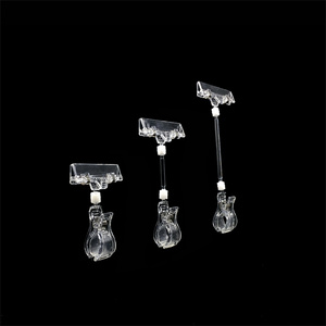 Xoay <span class=keywords><strong>Pop</strong></span> Clip dấu hiệu chủ rõ ràng nhựa PS cho cửa hàng và siêu thị nhãn - Product Image 2