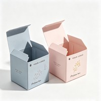 Boîte en papier pour nettoyant visage avec logo personnalisé, boîte d'emballage pour crème pour le visage, boîte en papier cosmétique, vente chaude