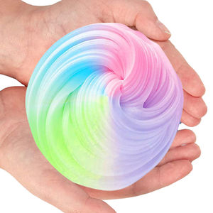 รองรับ OEM/ODM พร้อมโลโก้ ของเล่นเสริมพัฒนาการตามมาตรฐาน STEM/ISO/CE/ASTM ดินน้ำมันนุ่ม ไม่เหนียวเหนอะหนะ ชุดสไลม์กลิตเตอร์กาแล็กซี่สำหรับเด็ก - Product Image 6