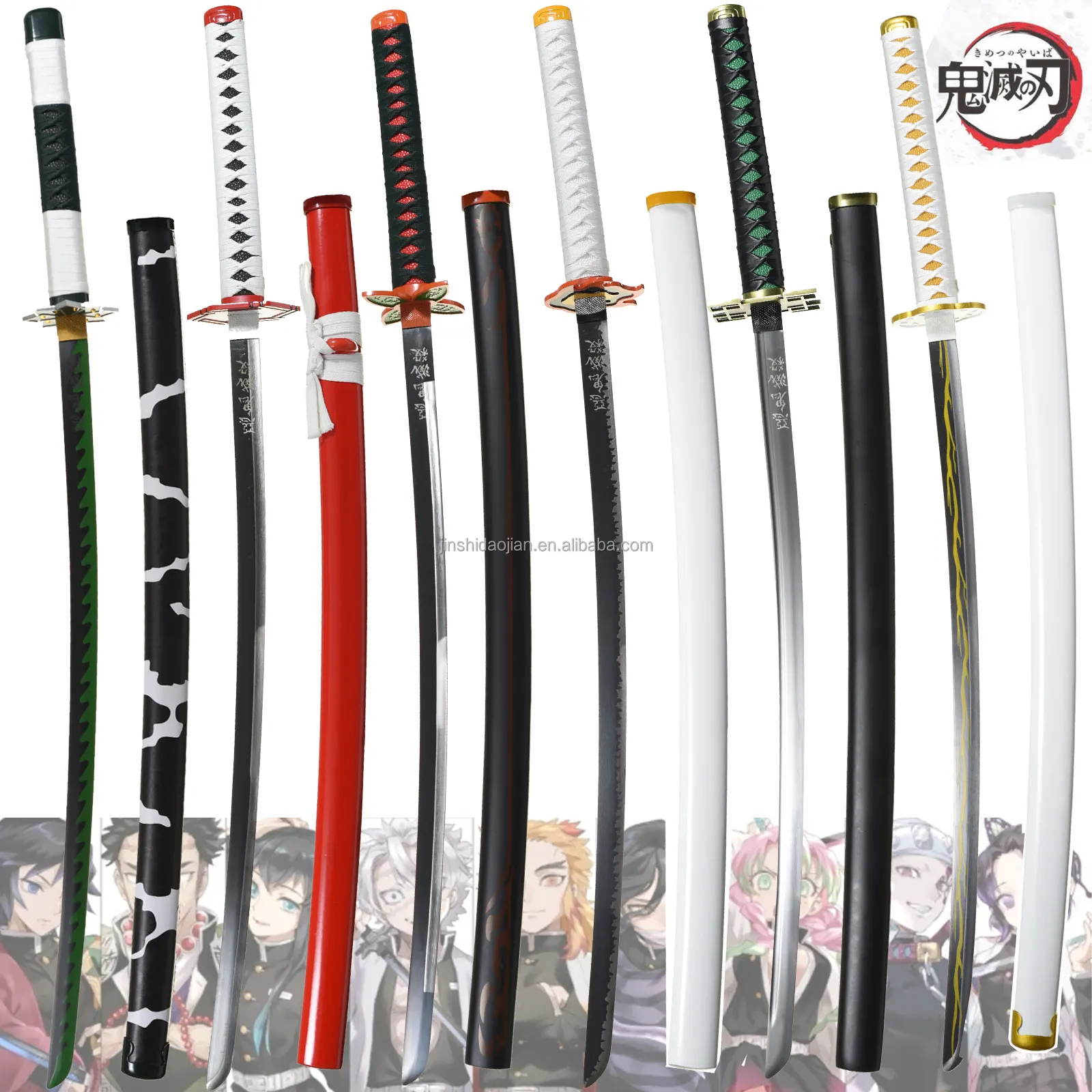 Pedang Samurai bambu Hot buatan tangan anak-anak properti Cosplay katana Jepang pedang mainan grosir pedang twodimensi Anime