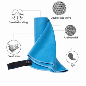 Serviette de sport absorbante à séchage rapide, multicolores, avec logo personnalisé pour la gym, la randonnée et le trekking - Product Image 5