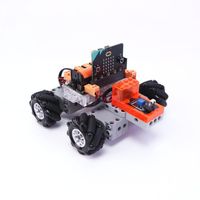 Kit éducatif STEM de programmation Python Weeemake BBC micro:bit v2, ensemble de voiture Mecanum micro:bit pour carte micro:bit / mPython