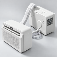 Climatiseur Portable Split Électrique Airwens 5000 BTU, Réfrigérant R290, Unité Extérieure Murale pour Balcon, Économe en Énergie