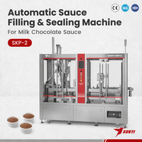 Machine de remplissage et de scellage automatique Sunyi pour pâte de chocolat, sauce alimentaire, 220V/380V, garantie 1 an, facile à utiliser, multicolores