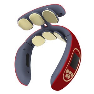 Masajeador <span class=keywords><strong>cervical</strong></span> portátil profesional superventas, masajeador de cuello de doble capa para hombros con alivio de pulso eléctrico - Product Image 6